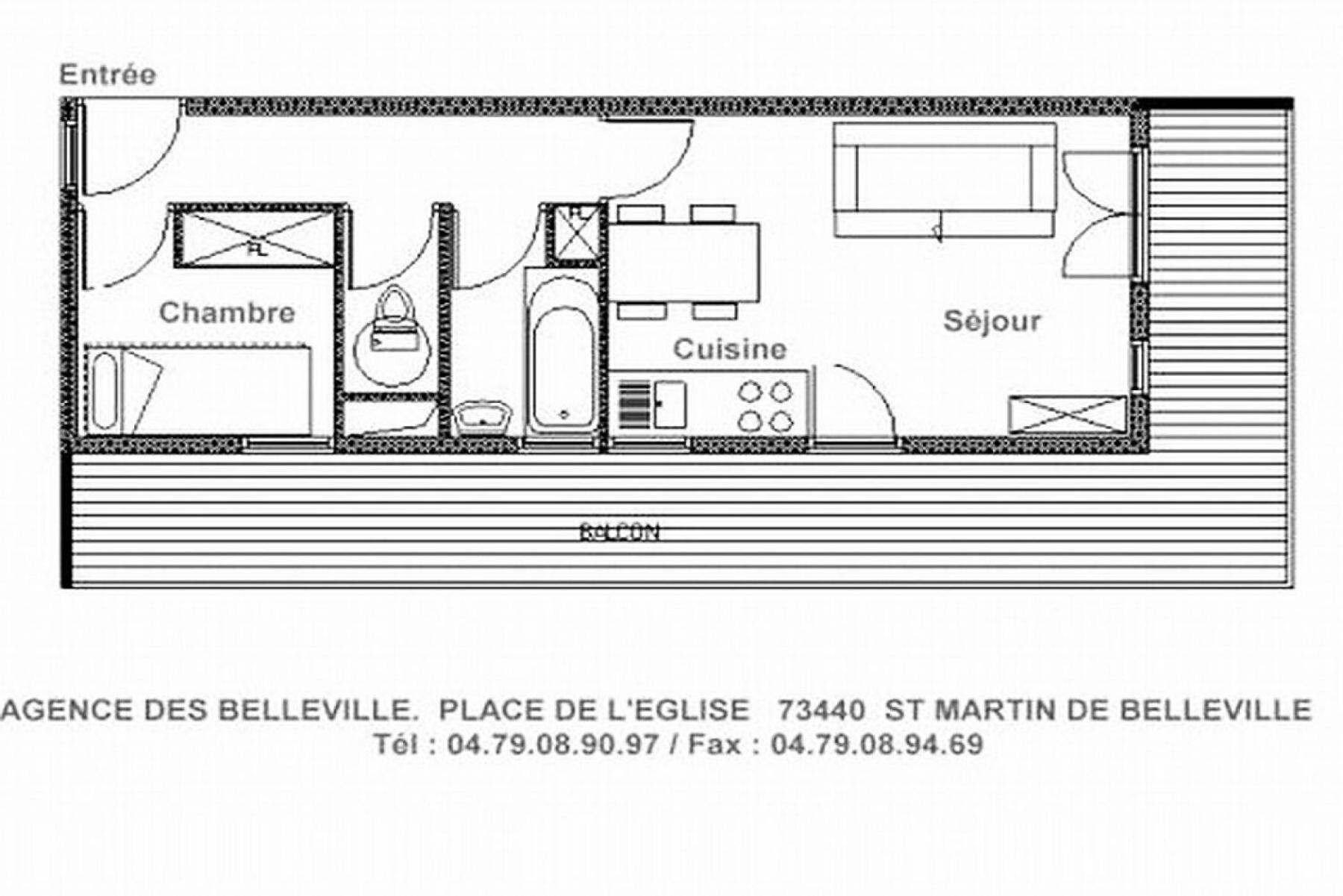 Residence Hors Piste - Appartement Lumineux - Au Pied Des Pistes - Balcon Mae-3594 Saint-Martin-de-Belleville Ngoại thất bức ảnh